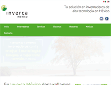 Tablet Screenshot of inverca.mx